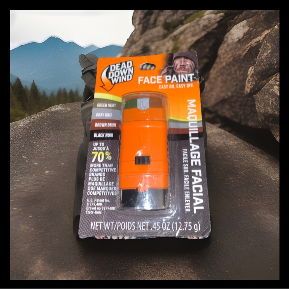 Dead Down Wind Face Paint 4-Color Easy on Easy off